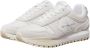 Calvin Klein Leren Hardloopschoenen Toothy Wit White Dames - Thumbnail 2