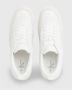 Calvin Klein Jeans Leren Vetersluiting Effen Patroon Sneakers White Heren - Thumbnail 3