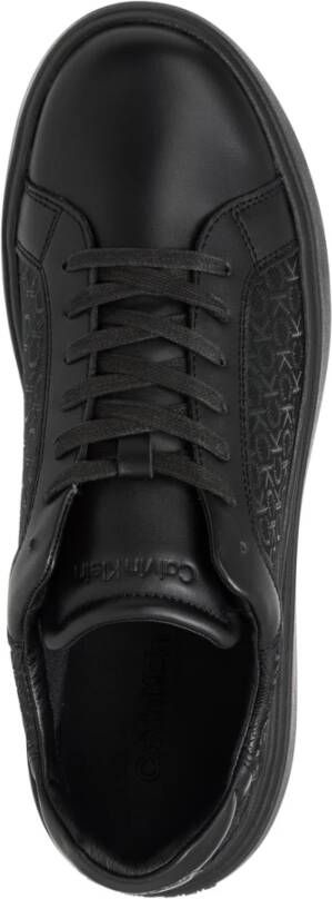 Calvin Klein Logo Patroon Veterschoenen Black Heren