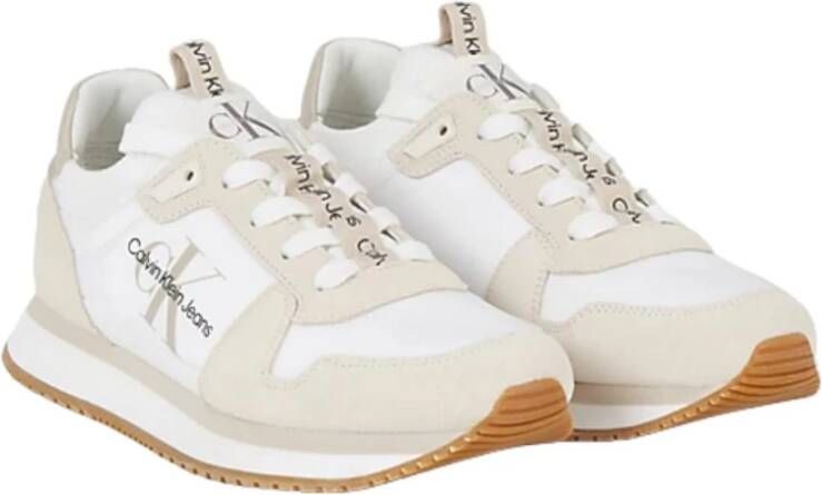 Calvin Klein Moderne Sarga Runner Sneaker Beige Dames