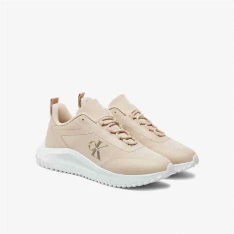 Calvin Klein Multicolor Eva Runner Low Lace Sneakers Beige Dames