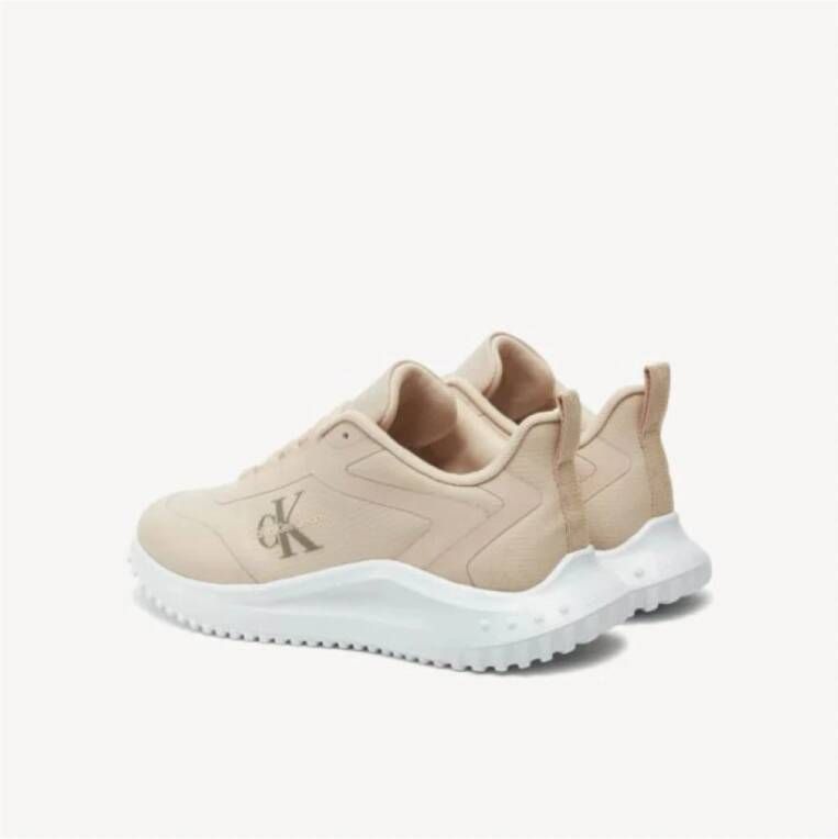 Calvin Klein Multicolor Eva Runner Low Lace Sneakers Beige Dames