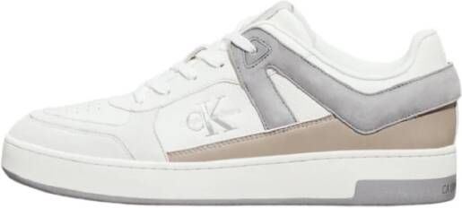 Calvin Klein MultiColour Leren Sneakers Multicolor Heren