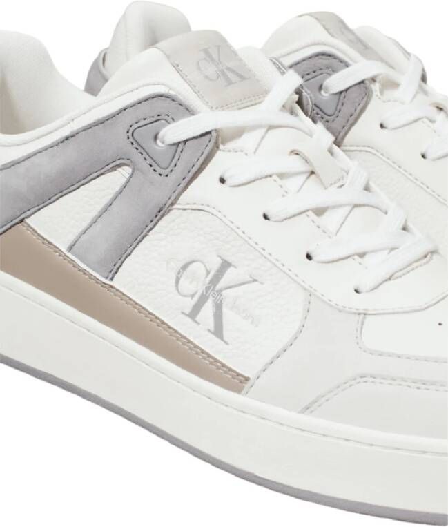 Calvin Klein MultiColour Leren Sneakers Multicolor Heren