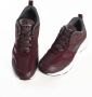 Calvin Klein Paarse Leren Sneakers Brown Heren - Thumbnail 2