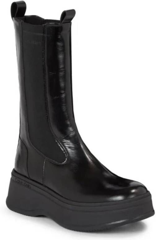 Calvin Klein Pitched Chelsea Boot Sneakers Black Dames