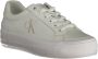 Calvin Klein Sportieve witte vetersneakers met contrastdetails White Dames - Thumbnail 3