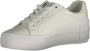 Calvin Klein Sportieve witte vetersneakers met contrastdetails White Dames - Thumbnail 4