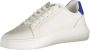 Calvin Klein Witte polyester sneakers met veters print contrastdetails logo White Heren - Thumbnail 4