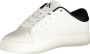 Calvin Klein Witte polyester sneakers met veters contrastdetails print logo White Dames - Thumbnail 14