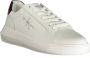 Calvin Klein Witte polyester sneakers met veters print contrastdetails logo White Heren - Thumbnail 12