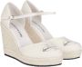 Calvin Klein Sleehak Sandalen White Dames - Thumbnail 4