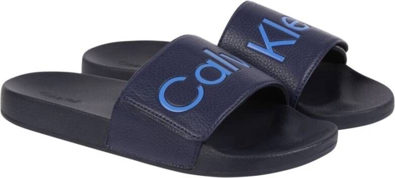 Calvin Klein Sliders Blauw Heren