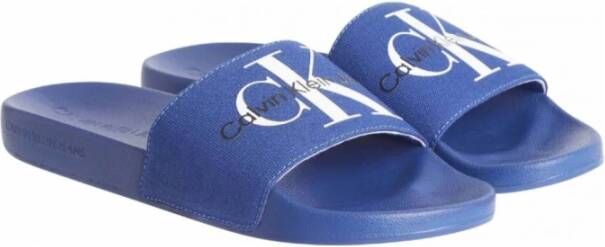 Calvin Klein Sliders Blue Heren