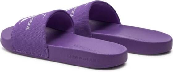 Calvin Klein Sliders Purple Dames