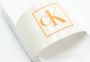 Calvin Klein Sliders met Logo Dames Wit Oranje - Thumbnail 3