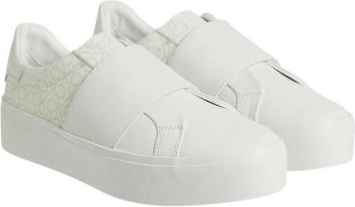 Calvin Klein Glip op sneakers Wit Dames