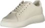 Calvin Klein Sportieve Beige Veterschoenen met Contrastdetails Beige - Thumbnail 4