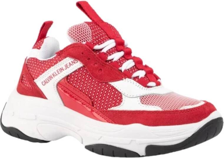 Calvin Klein Sneakers Rood Dames