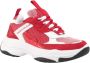 Calvin Klein Lage Sneakers Red Dames - Thumbnail 3