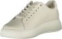 Calvin Klein Sportieve Beige Veterschoenen met Contrastdetails Beige - Thumbnail 7