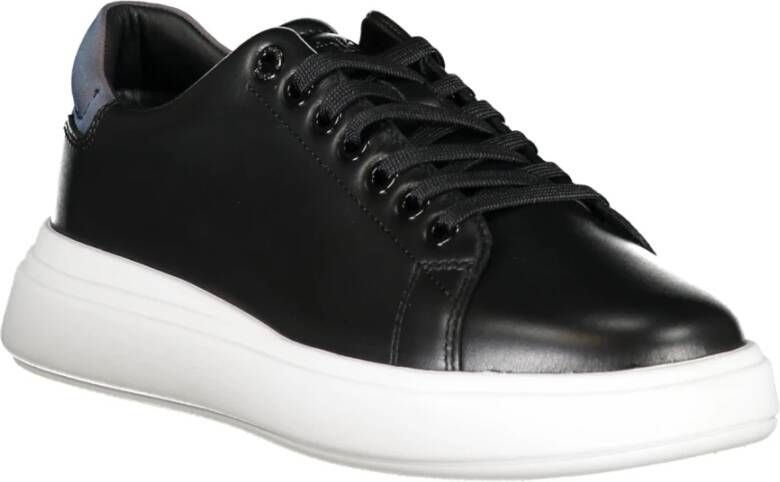 Calvin Klein Sportieve Veterschoenen met Contrastdetails Black Dames