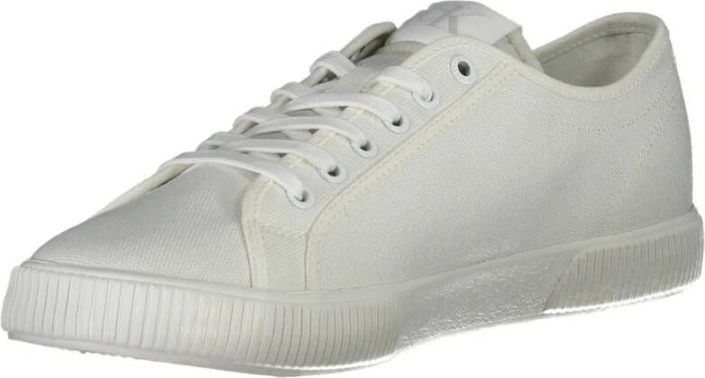 Calvin Klein Sportieve witte sneakers met contrastdetails White Heren