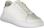 Calvin Klein Sportieve witte vetersneakers met contrastdetails White Dames - Thumbnail 5