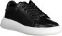 Calvin Klein Zwarte Polyester Sneaker met Contrasterende Details Zwart Dames - Thumbnail 5