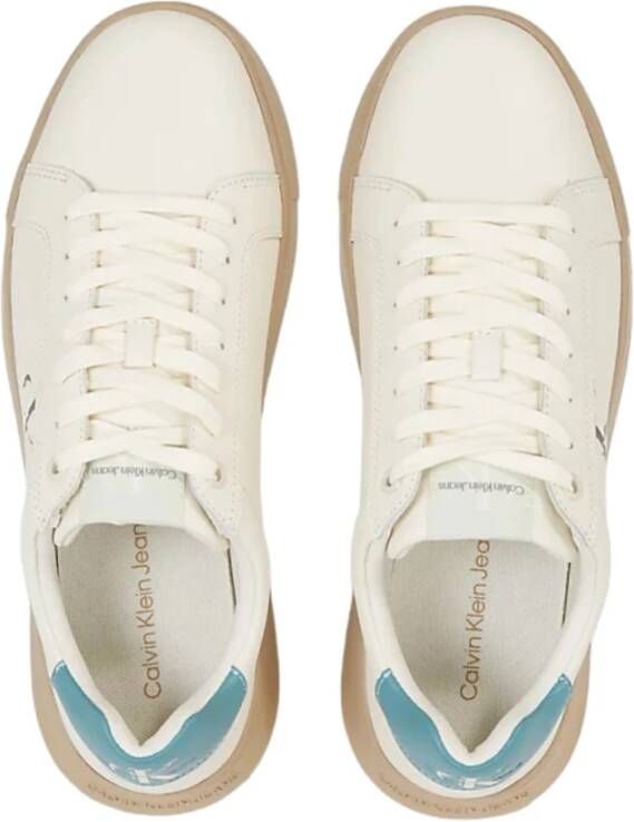 Calvin Klein Stijlvolle Sneakers voor Dagelijks Gebruik White Heren