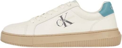 Calvin Klein Stijlvolle Sneakers voor Dagelijks Gebruik White Heren