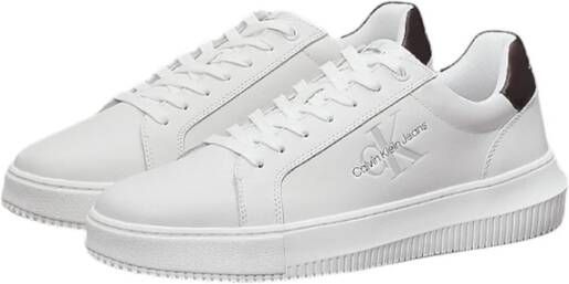 Calvin Klein Stijlvolle Sneakers voor Dagelijks Gebruik White Heren