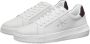 Calvin Klein Witte polyester sneakers met veters print contrastdetails logo White Heren - Thumbnail 5