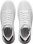 Calvin Klein Witte polyester sneakers met veters print contrastdetails logo White Heren - Thumbnail 6