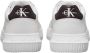 Calvin Klein Witte polyester sneakers met veters print contrastdetails logo White Heren - Thumbnail 7