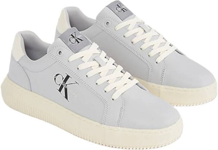 Calvin Klein Stijlvolle Sneakers voor Mannen en Vrouwen White Heren