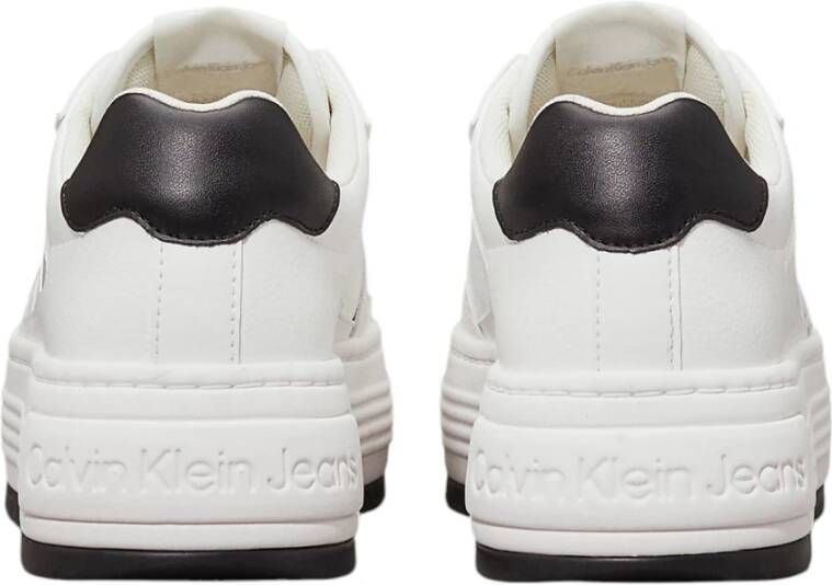 Calvin Klein Stijlvolle Veterschoenen Mix White Dames