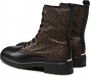 Calvin Klein Boots & laarzen Cleat Biker Boot Mono Mix in bruin - Thumbnail 17