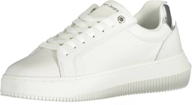 Calvin Klein Stijlvolle Witte Sneakers voor Vrouwen White Dames