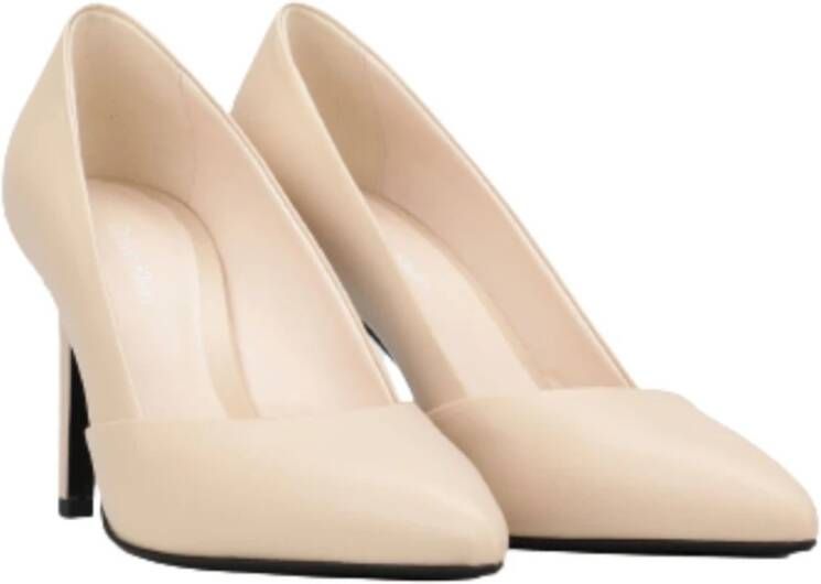 Calvin Klein Stiletto Pump voor vrouwen Beige Dames