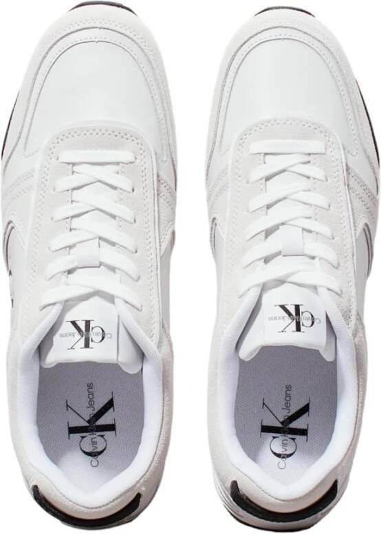 Calvin Klein Toothy Runner Sneakers White Heren