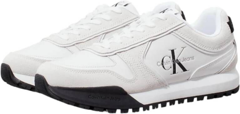 Calvin Klein Toothy Runner Sneakers White Heren