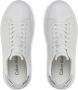 Calvin Klein Verhoogde Cupsole Veterschoenen van Leer White Dames - Thumbnail 7