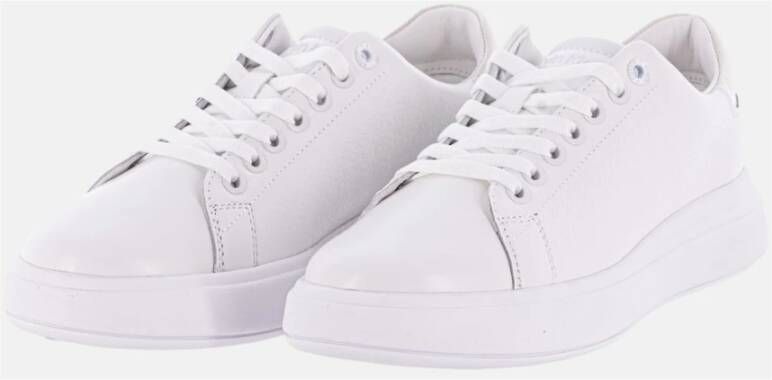 Calvin Klein Verhoogde Cupsole Veterschoenen White Dames