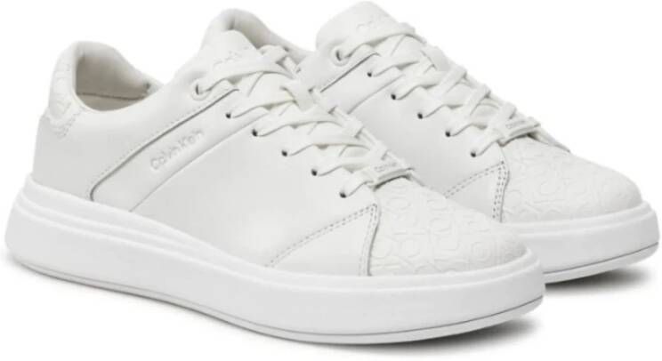 Calvin Klein Veterschoenen Mono Mix White Dames