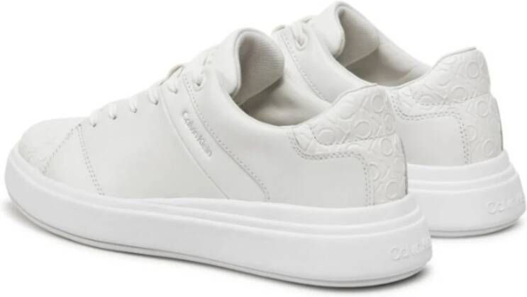 Calvin Klein Veterschoenen Mono Mix White Dames