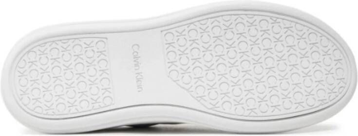 Calvin Klein Veterschoenen Mono Mix White Dames