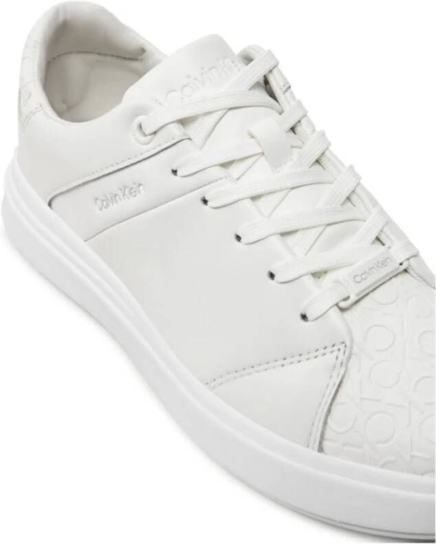 Calvin Klein Veterschoenen Mono Mix White Dames