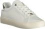 Calvin Klein Witte Polyester Sneaker met Veters en Contrasterende Details Wit Heren - Thumbnail 4