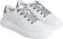 Calvin Klein Witte Leren Sneakers Comfortabele Schuim Binnenzool White Dames - Thumbnail 10